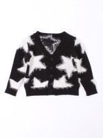 STAR  KNIT  CARDIGAN/ASH