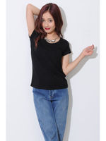 【OU】ベーシックカットTシャツ/RED