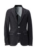 ストレッチデニムジャケット/ネイビー(093)