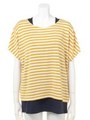 2 PIECE SET TOP/YELLOW