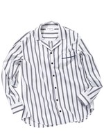 【GELATO PIQUE HOMME】ストライプシャツ/OWHT