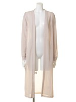 シンプルロングカーディガン【Chille anap】/BK