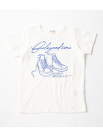 スニーカープリントTシャツ/ホワイト(002)