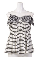 タフタリボンベア  トップス/WH