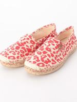 COOLWAY 柄エスパドリーユ/レッド(062)