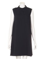 WポケットAラインワンピース/NVY