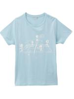 beautiful people キッズダブルスTシャツ/ブルー(092)