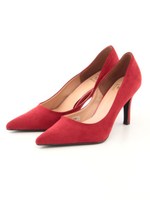 【R&E】美脚ポインテッドトゥパンプス/ブラックエナメル