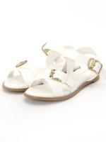 クロスベルトサンダル/ブラック(019)