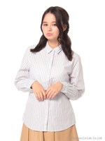 シャキシャキシャツ マルチストライプ/Gray