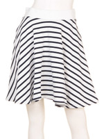 シンプル スウェット フレア スカート/柄NVY