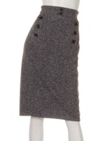 ハイウエストタイトスカート/BLK