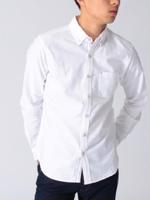 ボタンダウンオックスシャツ/ネイビー(093)