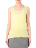 ラインストーンタンクトップ/イエロー系(030)