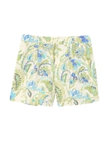 [L]ウォーターペイントショートパンツ/ブルー系(194)