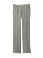 [L]シルク混センタープレスパンツ/ダークグレー(413)