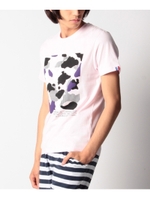 カモフラプリントTシャツ/ピンク(072)