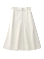 コンパクトチノロングスカート/ホワイト(002)