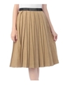 フェイクスエードプリーツスカート/ライトベージュ(051)
