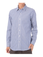 ストライプカジュアルシャツ/ブルー(392)