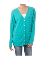 バックシャンジップニットソーカーディガン/ライトグリーン(021)