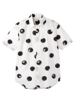 復刻ビリヤードプリント柄シャツ/ホワイト(101)