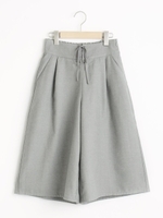 編み上げガウチョパンツ/ネイビー