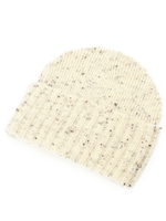 編地切り替えウールニットワッチ/オフホワイト(003)