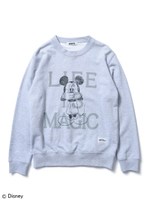 CREWNECK SWEAT MICKEY/ASH