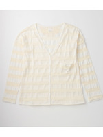 Flax Border Cardigan WOMENS/ネイビー系(194)