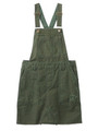 MILITARY SALOPETTE SKIRT/OLIVE