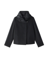 [S]ツイストカラーショートコート/ベージュ系(054)