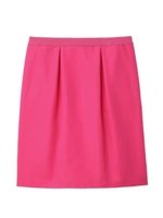 グログラン調タイトスカート/ベージュ系(052)