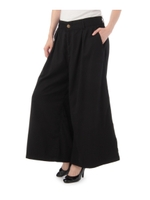 ツイルガウチョパンツ/ブラック(019)