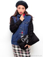 【ANAP】腕ケーブルKNITDENIMGジャン/NVY