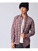 アムンゼンチェックシャツ/ブラウン(442)