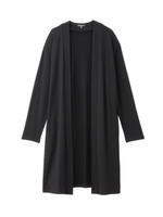 ハイテンション裏毛ノーボタンカーディガン/グレー(912)