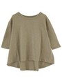 フレアＴシャツ/カーキ