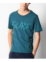 かすれロゴプリント天竺カットソー/カーキ(527)