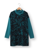 ジオメレイヤードチュニックワンピース/イエロー(132)