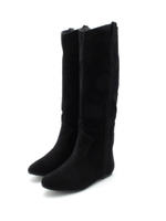 スエードロングブーツ/ブラウン(042)