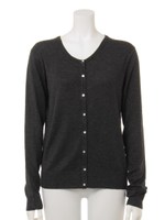 スパンレーヨンカーディガン/レッド