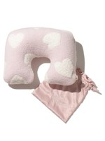 ハート刺繍ネックピロー/OWHT