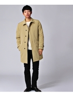 ピーチメモリーステンカラーコート/ベージュ(052)