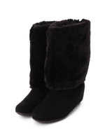 3WAYインヒールロングブーツ/ダークグレー(013)