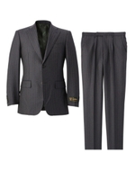 DORMEUIL SPORTEXストライプスーツ/ネイビー(393)