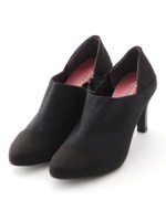 【vanity beauty】【柔らかSoft Insole】ツイードコンビブーティ/ブラックスエード