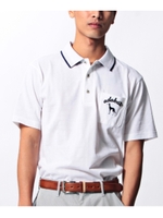 クアトロウィンドジャガードポロシャツ/ホワイト(001)