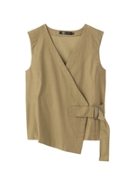 サイドバックルベスト/キャメル(041)