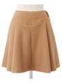 スポンジウールスカート/ベージュ